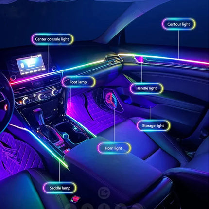 RGB App Control Car Interior Ambient Light