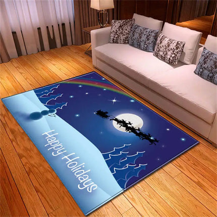 Home 3D Butterfly Animal Anti-Slip Modern Rugs