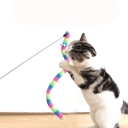 Cat Toy Colorful Interactive Wand