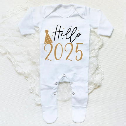 Baby Boy Hello 2025 Long Rompers