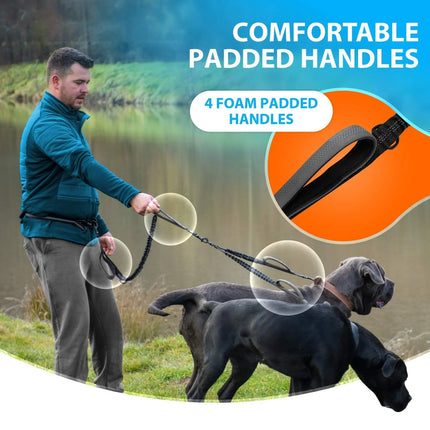 Pet Hands Free Dual Dog Leash Set