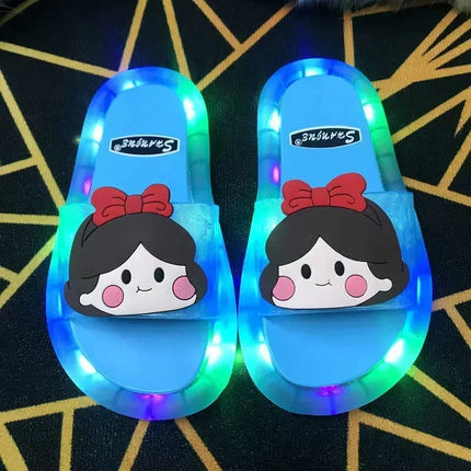 Girl LED Unicorn Funny Slippers