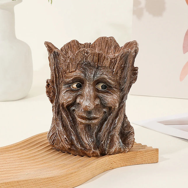 Funny Nordic Tree Man Flowerpot Garden Planter