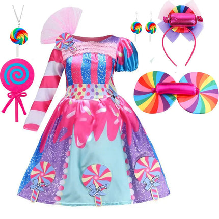 Girl Lollipop Costume Birthday Dress