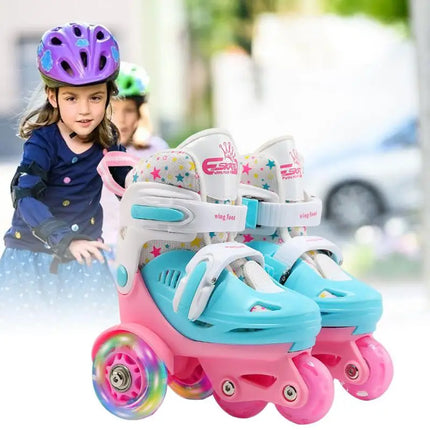 Kids Breathable Adjustable Inline Roller Skates