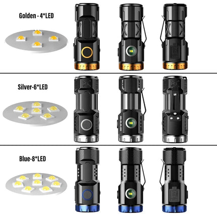 MINI Rechargeable LED Camping Flashlight