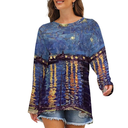 Women Van Gogh 3D Long Tees