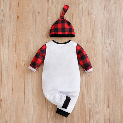 Baby Boy Christmas Gentleman Jumpsuit Set