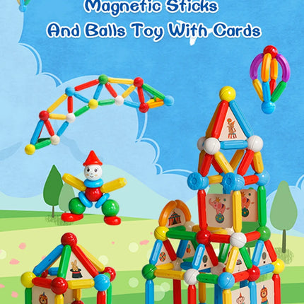 Kids Magnetic Construction Building Stem Toys