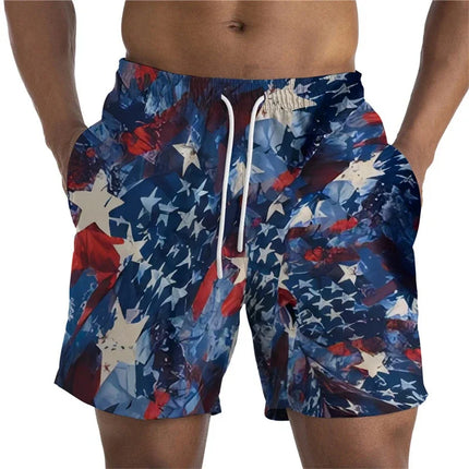 Men National Flag 3D Boardshorts - Mad Fly Essentials