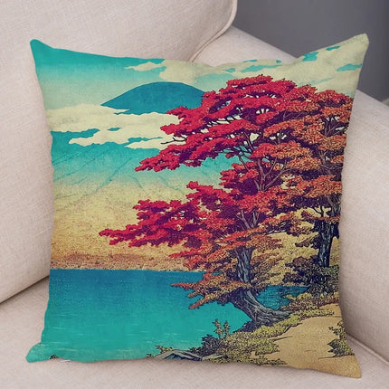 Fantasy Scenery Landscape Japanese Asian Home Pillows Decor