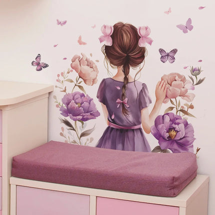 Moon Girl Vinyl 3D Child Wall Stickers