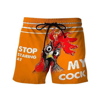 Men Funny Banana Crab Animal 3D Boardshorts