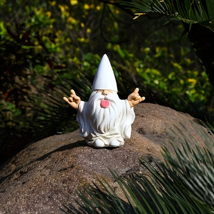 European Gnome Rocker Garden Statue