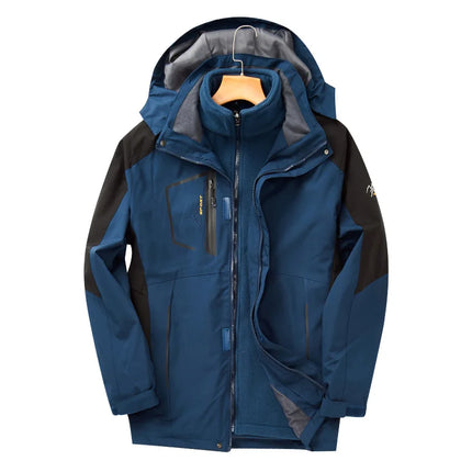 Men Autumn Winter 3in1 Mountaineering Jacket