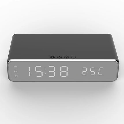 Multifunctional Modern Wireless LED Radio Temperature Alarm Clock