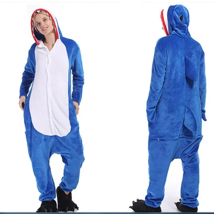 Women Funny Cartoon Dinosaur Unicorn Cosplay Pajama Set