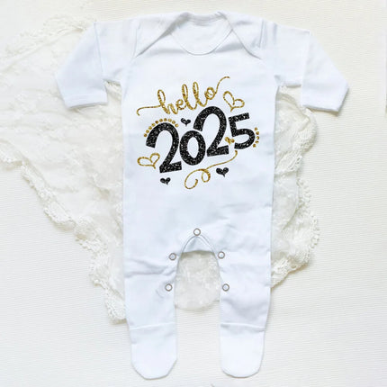 Baby Boy Hello 2025 Long Rompers