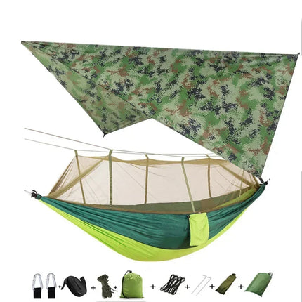 Lightweight Portable Camping Mosquito Net Hammock