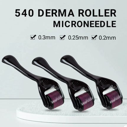 Derma Roller Titanium Beard Growth Brush