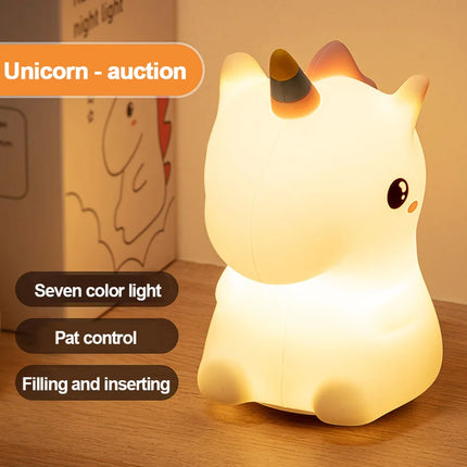 Kids Room Rechargeable USB 3D LED Night Light