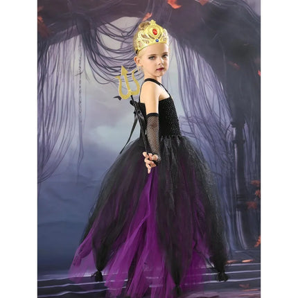 Girl Sea Witch Halloween Costume Set