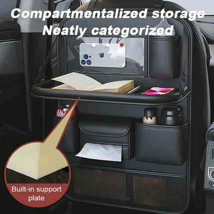 Auto Back Seat Storage Organizer Tray