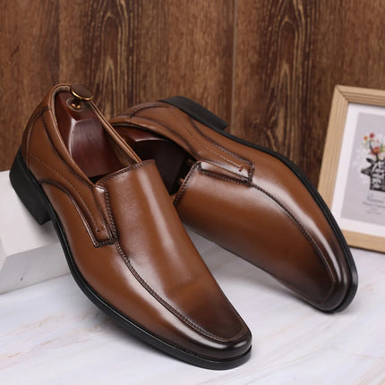 Men Black Brown Oxford Business Casual Wedding Loafers