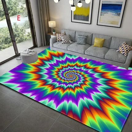 3D Vortex Optical Illusion Non-slip Doormat