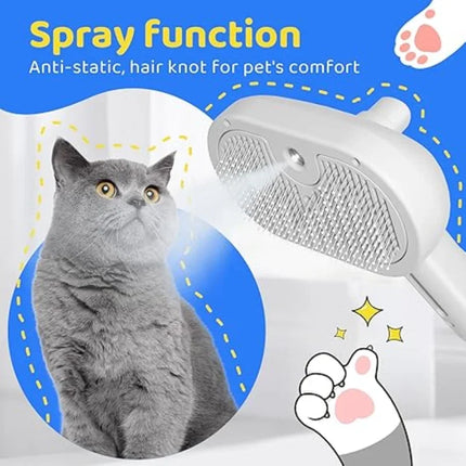 Spray Pet Cat Hair Detangling Brush