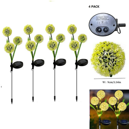 Solar LED Outdoor 42LED Dandelion Garden Flower