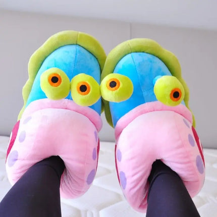 Girl Home Indoor Cartoon Snail Slippers