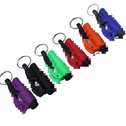 Car Key Ring Seat Belt Cutter Escape Tools