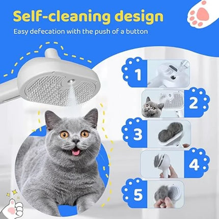 Spray Pet Cat Hair Detangling Brush