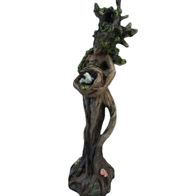 Forest Goddess Bird Elf Statue Resin Ornaments