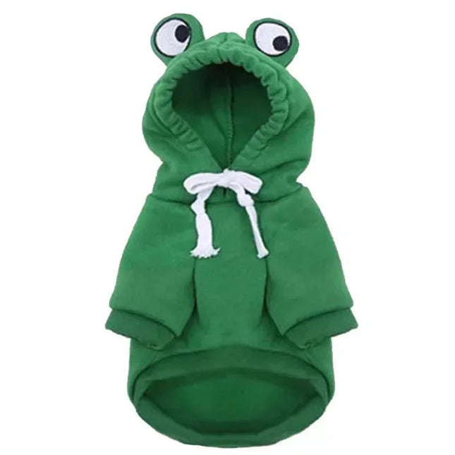 Frog Shaped Dog Pet Costume Hoodies