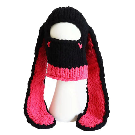 Cyberpunk Rabbit Hat Motorcycle Balaclava