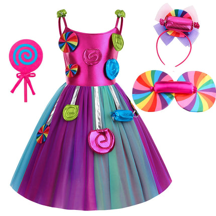 Girl Lollipop Costume Birthday Dress