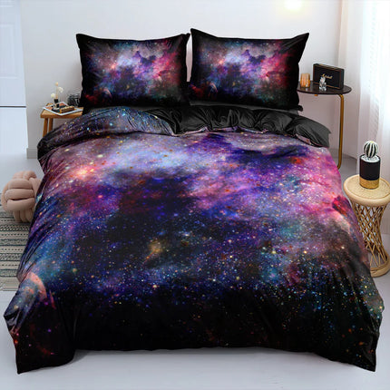 Luxury Starry Sky Universe Bedding Duvet Set