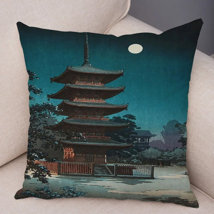 Fantasy Scenery Landscape Japanese Asian Home Pillows Decor