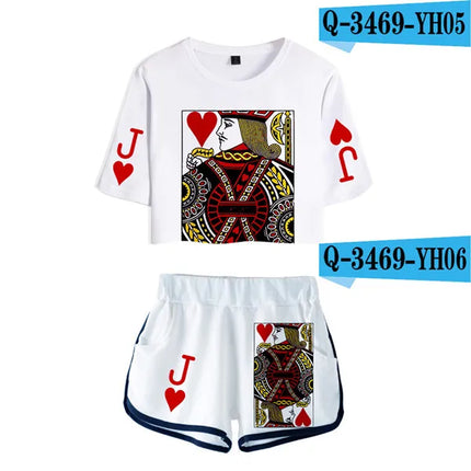 Women Playing Cards Poker Queen King Tracksuit