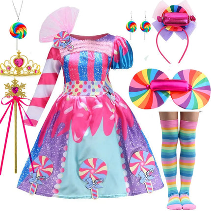 Girl Lollipop Costume Birthday Dress