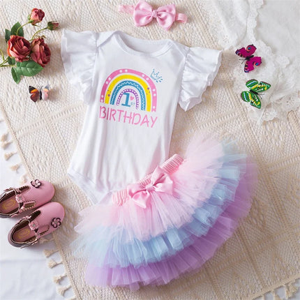 Baby Girl Summer 1st Birthday Party Dress