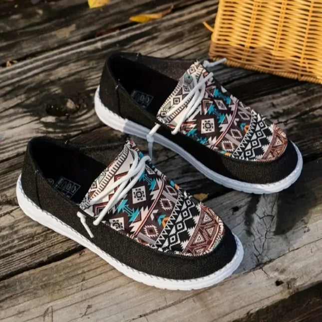 Women Bohemian Lightweight Canvas Shoes