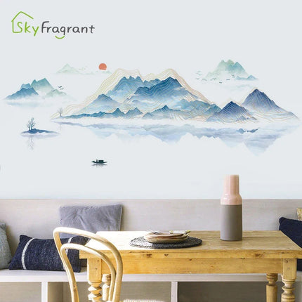 Nordic Landscape Painting 3D Wall Sticker