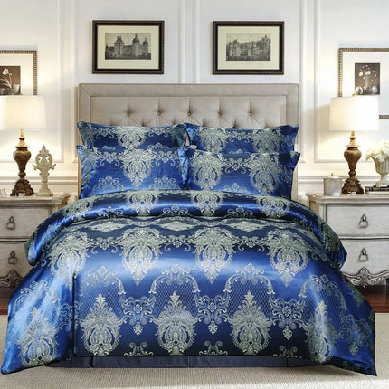 European Jacquard Satin Duvet Bedding Sets