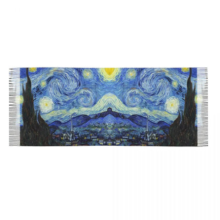 Van Gogh Tassel 3D Scarf