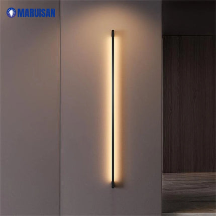 Minimalist Long LED Bar Lamp Bedside Bedroom Indoor Wall Sconce