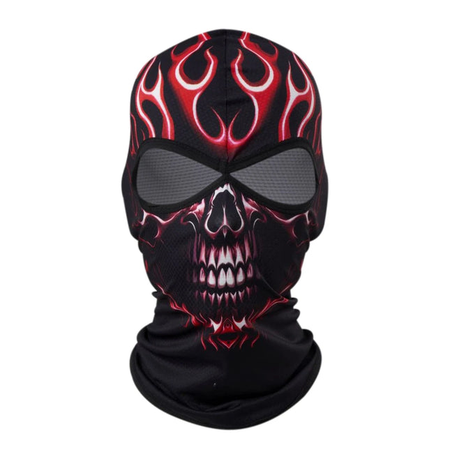 Black Balaclava Ghost Skull Face Mask