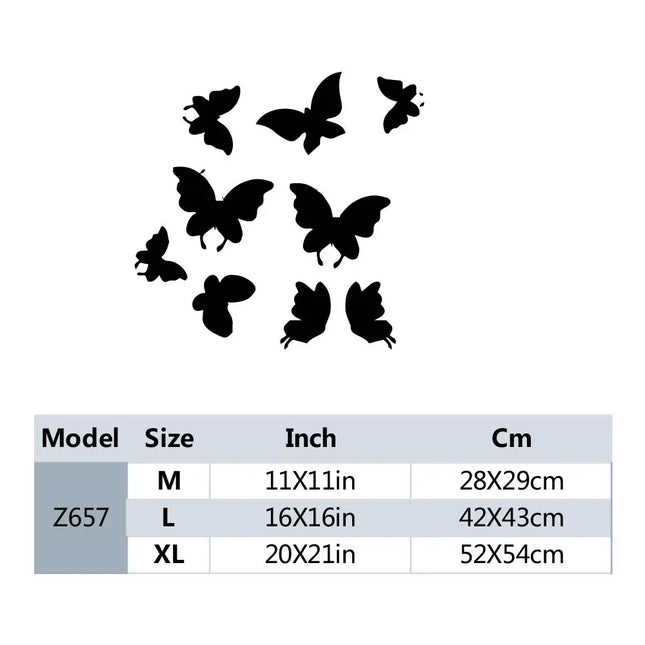 Vinyl Butterfly 3D Wall Stickers